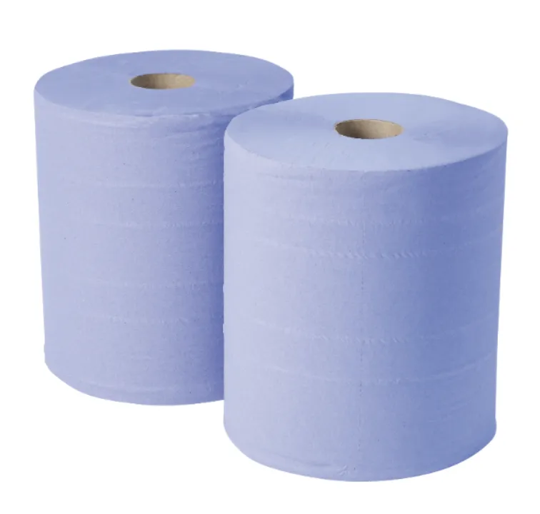Blue Wiper Roll 2ply (2 pack)